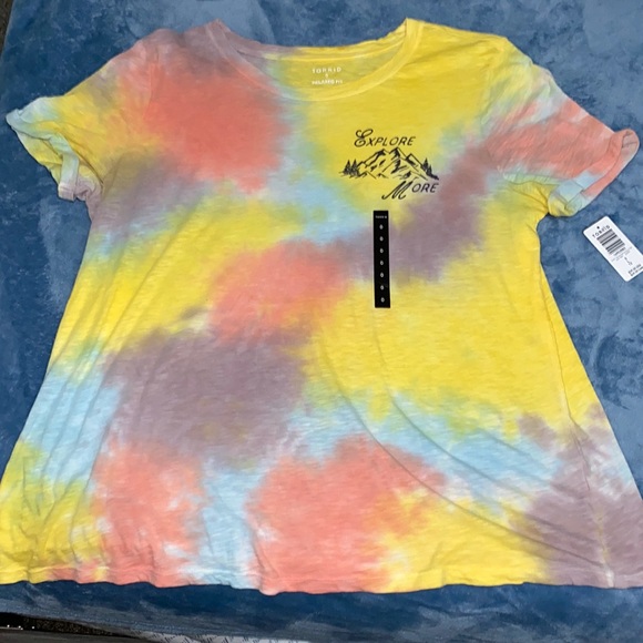 Torrid Tie Dye Relaxed Tee - Picture 1 of 1